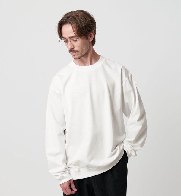 BEAUTY&YOUTH UNITED ARROWS「ファイン グロッシー コットン スウェットTシャツ」|Tシャツ・カットソー|