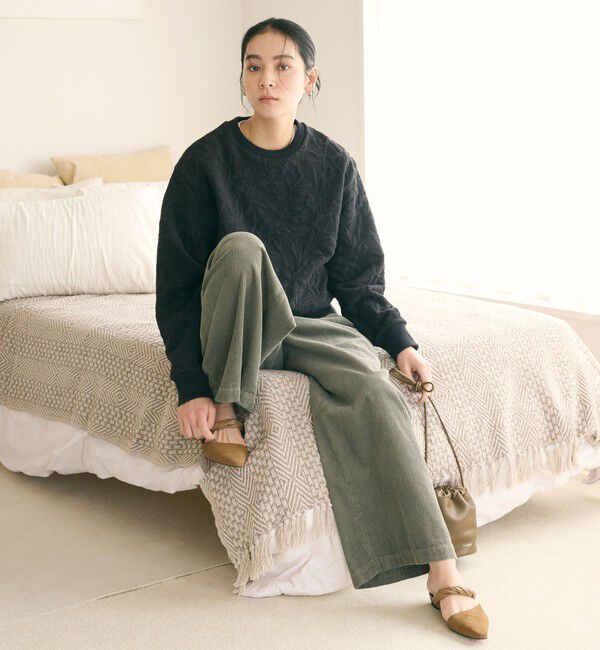 BEAUTY&YOUTH UNITED ARROWS「ボタニカルジャガード プルオーバー」|Tシャツ・カットソー|