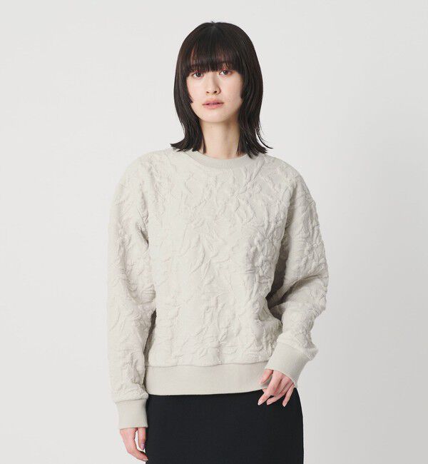 BEAUTY&YOUTH UNITED ARROWS「ボタニカルジャガード プルオーバー」|Tシャツ・カットソー|LIME