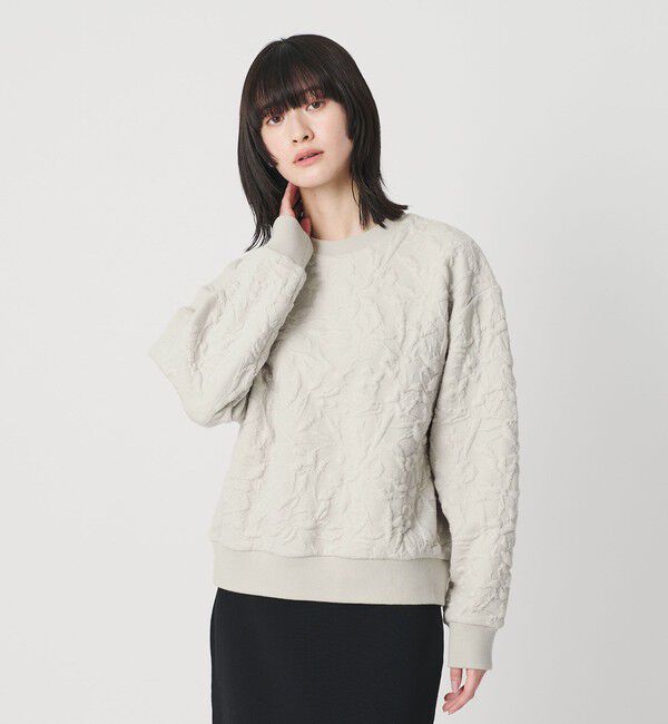 BEAUTY&YOUTH UNITED ARROWS「ボタニカルジャガード プルオーバー」|Tシャツ・カットソー|