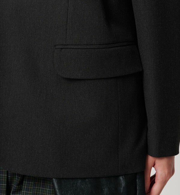 ATTISESSION「＜ATTISESSION＞タイ シャツスリーブ ジャケット 2WAY」|テーラードジャケット|