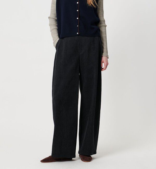 STEVEN ALAN「＜Steven Alan＞ランダム コーデュロイ ワイド バレル パンツ」|その他|BLACK