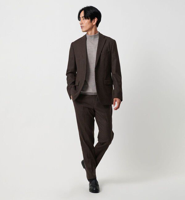 BEAUTY&YOUTH UNITED ARROWS「ストレッチ サキソニー 2B ジャケット セットアップ対応」|テーラードジャケット|