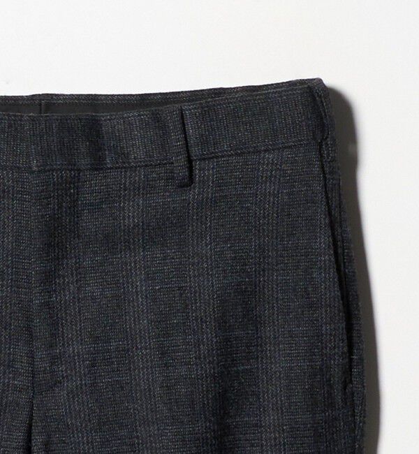 BEAUTY&YOUTH UNITED ARROWS「ストレッチ サキソニー ノープリーツ スリムパンツ セットアップ対応」|チノ|