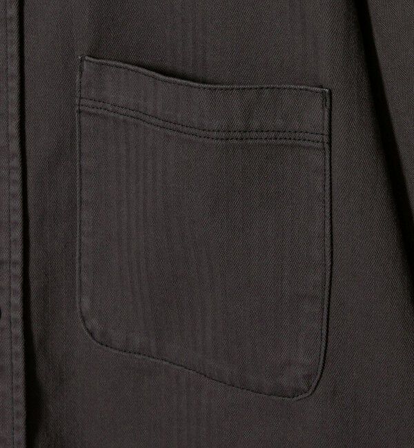 MONKEY TIME「ドビー ヘリンボーン ミリタリー シャツ」|シャツ・ブラウス|