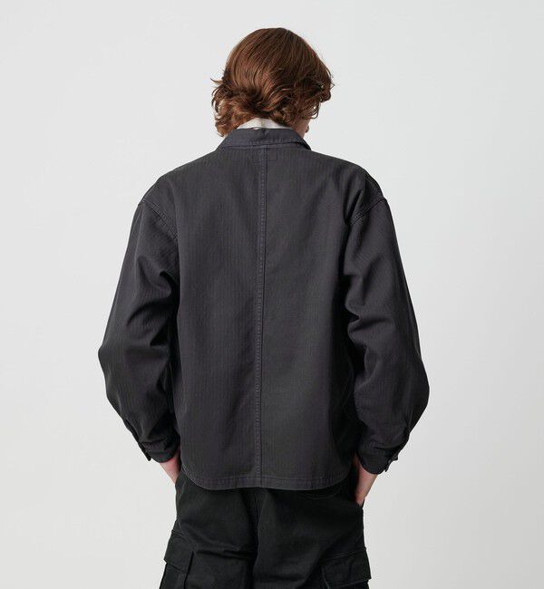 MONKEY TIME「ドビー ヘリンボーン ミリタリー シャツ」|シャツ・ブラウス|