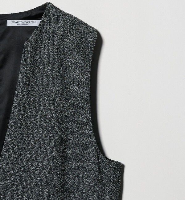 BEAUTY&YOUTH UNITED ARROWS「ポリエステルツイードライク ジャンパースカート」|ワンピース|