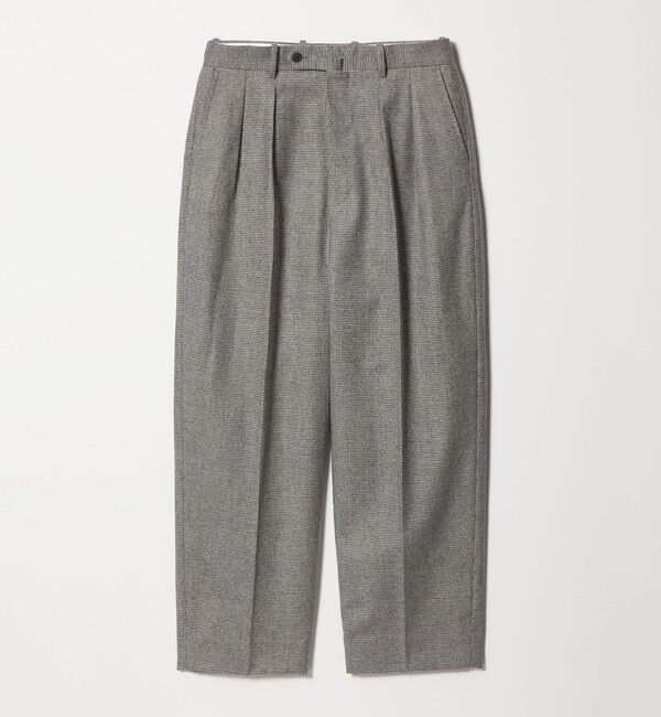 STEVEN ALAN「＜Steven Alan＞ ウール フラノ インツープリーツ ドレス トラウザーズ」|スラックス|