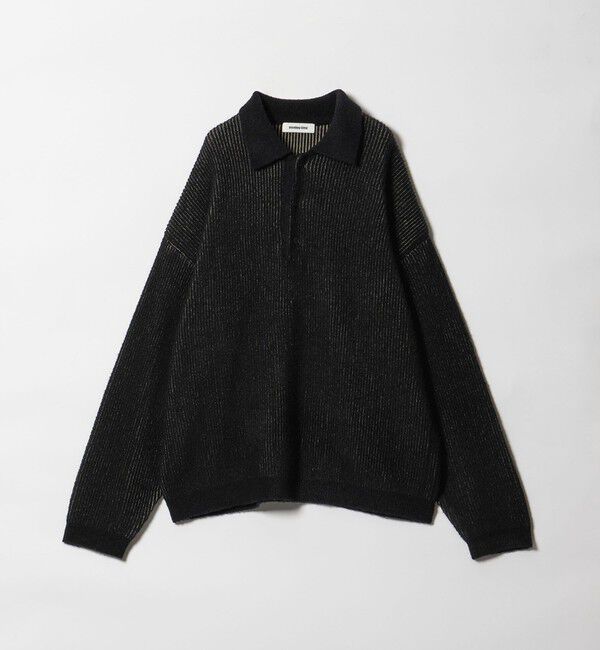 MONKEY TIME「ループヤーン プレーティング ポロシャツ」|ニット・セーター|