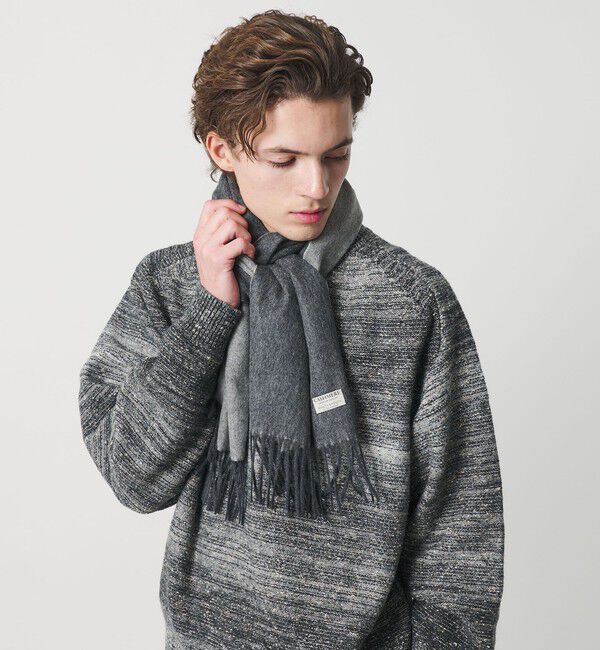 BEAUTY&YOUTH UNITED ARROWS「カシミヤ リバーシブル マフラー」|マフラー|DK.GRAY