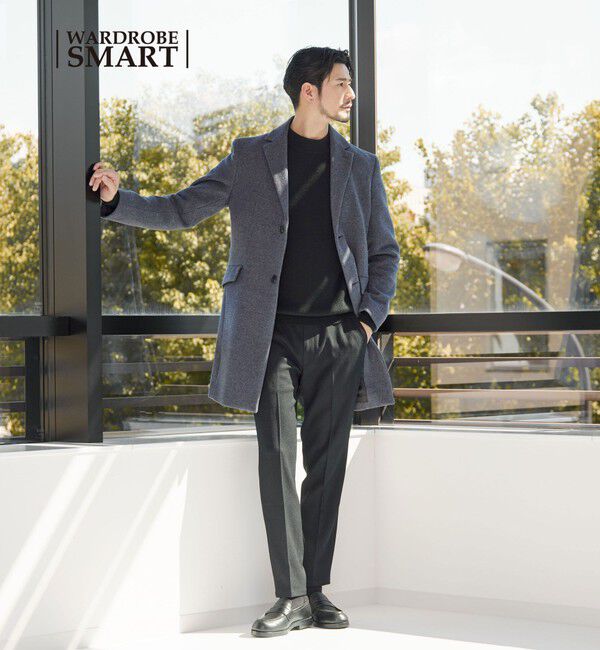 BEAUTY&YOUTH UNITED ARROWS「【WEB限定 WARDROBE SMART】PE メルトン チェスターコート」|チェスターコート|