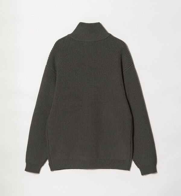 MONKEY TIME「バルキー アゼ ハーフジップ ニット」|ニット・セーター|