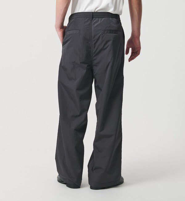 MONKEY TIME「バックブラッシュド タフタ イージー パンツ」|チノ|