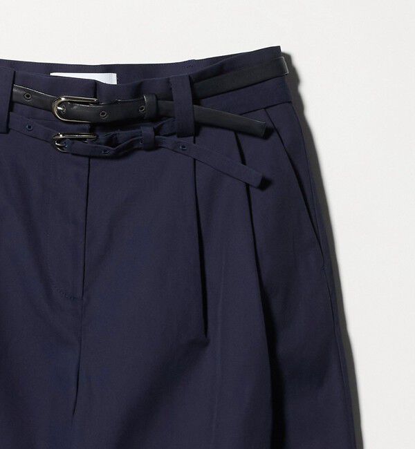 ATTISESSION「＜ATTISESSION＞ベルト 2タック ストレート パンツ 3」|その他|
