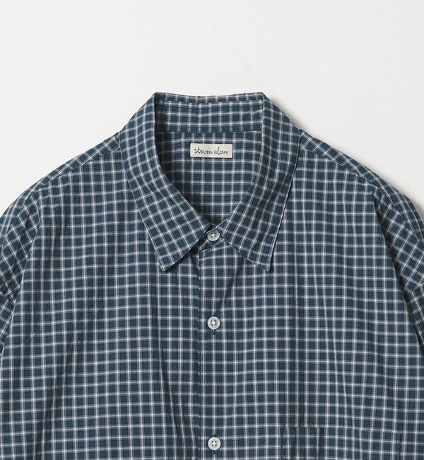 STEVEN ALAN「＜Steven Alan＞ ヘイズ チェック レギュラーカラー シャツ LOOSE」|シャツ・ブラウス|