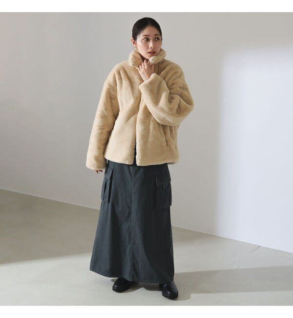 Demi-Luxe BEAMS 「TATRAS / BARBRA ボア ブルゾン」|ブルゾン・スタジャン|