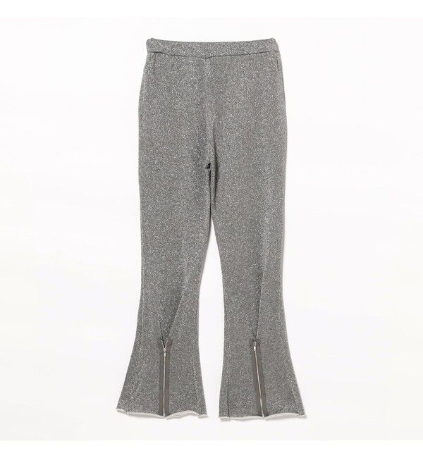 BEAMSBOY「maturely / グリッター ジッパー パンツ」|チノ|