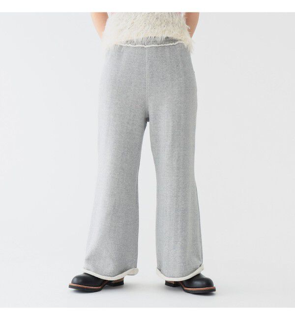 BEAMSBOY「maturely / ワイド フレア ジャージー パンツ」|チノ|