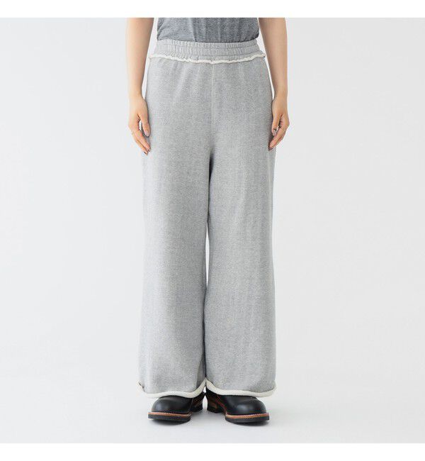 BEAMSBOY「maturely / ワイド フレア ジャージー パンツ」|チノ|