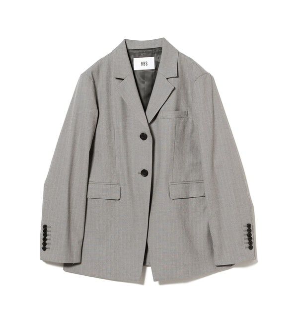 Ray BEAMS 「RBS / ヘリンボーン 2ボタン ジャケット」|テーラードジャケット|GREY