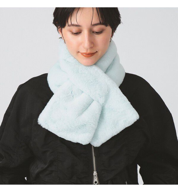 Ray BEAMS 「フェイクファー ティペット」|ストール|SAX