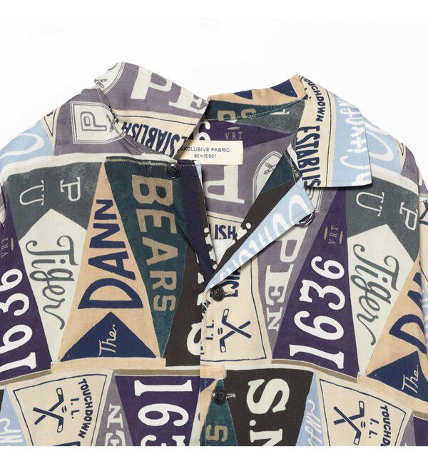 BEAMSBOY「ペナント プリント シャツ」|シャツ・ブラウス|