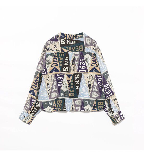 BEAMSBOY「ペナント プリント シャツ」|シャツ・ブラウス|