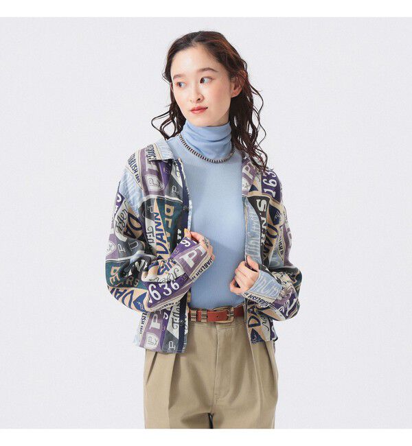 BEAMSBOY「ペナント プリント シャツ」|シャツ・ブラウス|