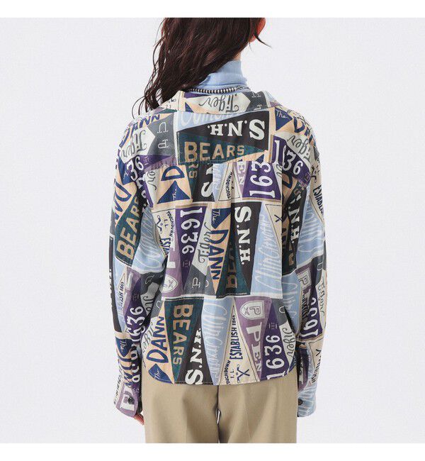 BEAMSBOY「ペナント プリント シャツ」|シャツ・ブラウス|