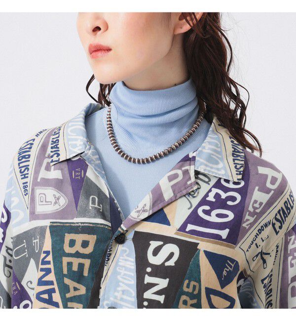 BEAMSBOY「ペナント プリント シャツ」|シャツ・ブラウス|