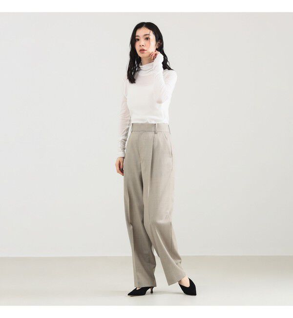 Demi-Luxe BEAMS 「ツイル テーパード パンツ」|チノ|