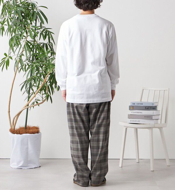 SHIPS any「【SHIPS any別注】LACOSTE: ワンポイント ピケ クルーネック Tシャツ (ロンT)◇」|Tシャツ・カットソー|