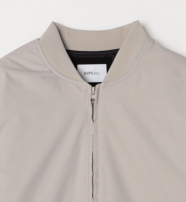 SHIPS any「SHIPS any: カルゼ 中綿 リブ ブルゾン」|ブルゾン・スタジャン|