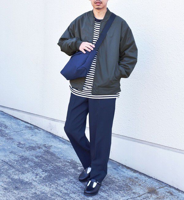 SHIPS any「SHIPS any: カルゼ 中綿 リブ ブルゾン」|ブルゾン・スタジャン|