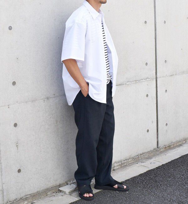 SHIPS any「SHIPS any: オーバーサイズ カラーパレット ハーフスリーブ シャツ◇」|シャツ・ブラウス|