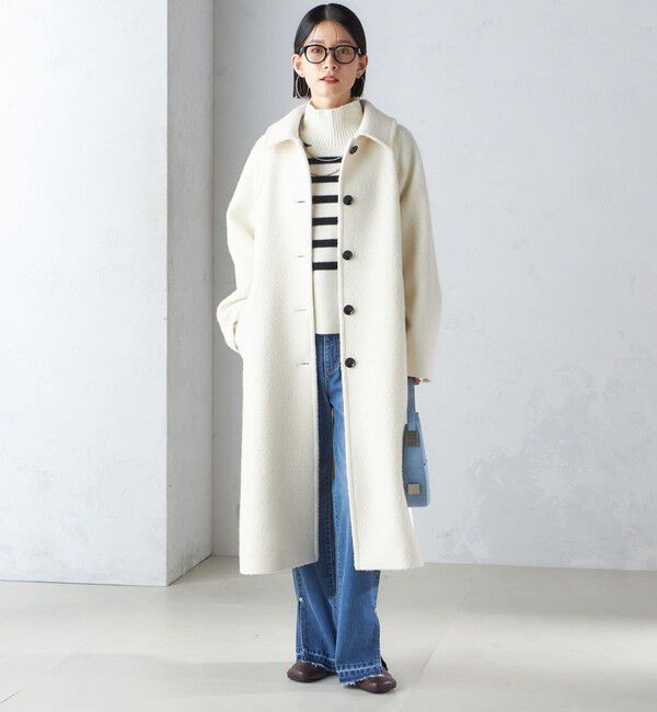 SHIPS for women「〈洗濯機可能〉サイド スリット ストレート デニム」|デニム|