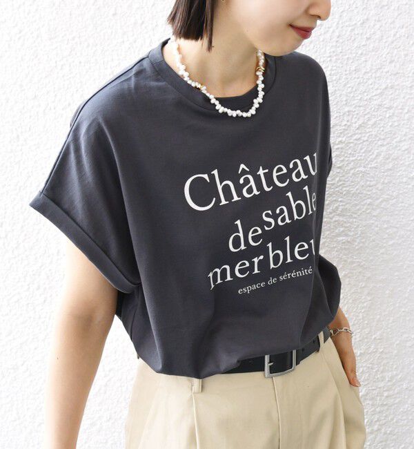 SHIPS for women「〈洗濯機可能〉プラチナ ヴェール TEE」|Tシャツ・カットソー|