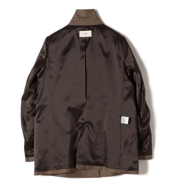 SHIPS for women「〈手洗い可能〉ウォッシャブル ウール チェック ダブル ジャケット」|テーラードジャケット|