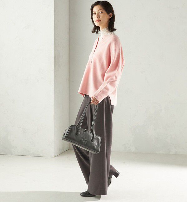 SHIPS for women「〈手洗い可能〉ウール カシミヤ 2WAY プルオーバー」|ニット・セーター|