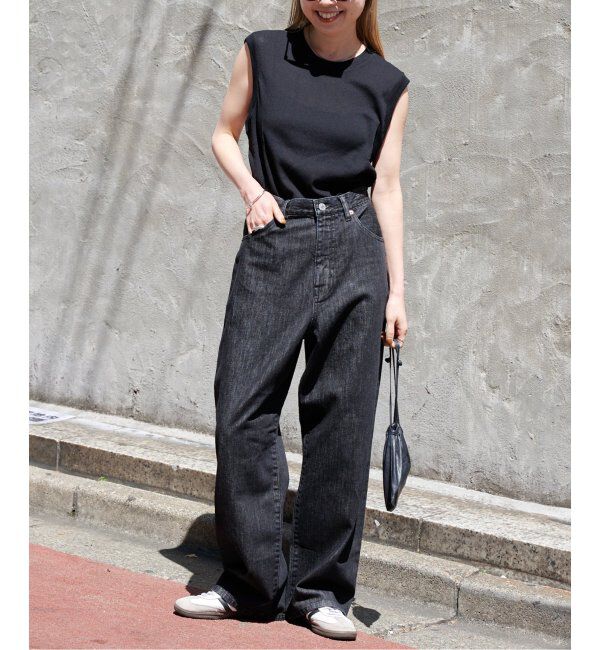 OUTDOOR PRODUCTS Usual Things「追加2 ULTライトデニムハイライズルーズ5PKT」|デニム|