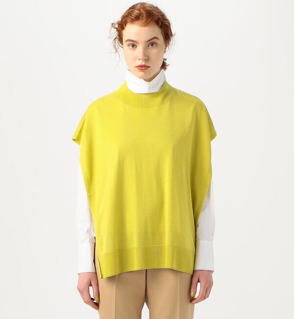 TOMORROWLAND collection「カシミヤシルク ビルドネックベスト」|ニット・セーター|