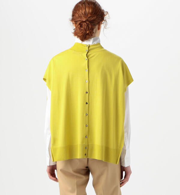 TOMORROWLAND collection「カシミヤシルク ビルドネックベスト」|ニット・セーター|