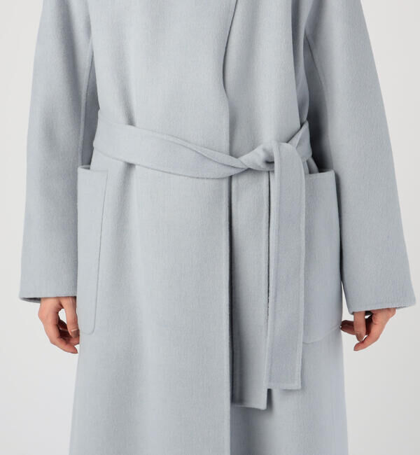 Ballsey「プレミアムウールリバー ノーカラーコート」|ノーカラーコート|