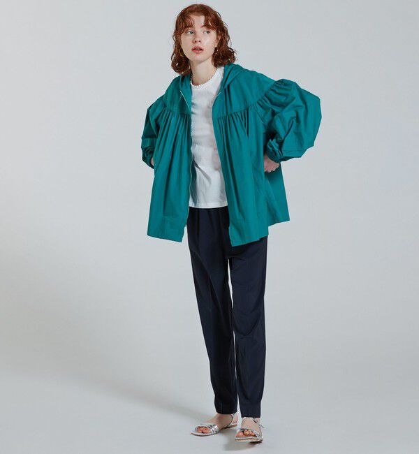 Ballsey「ライトタフタ フーデッドショートコート」|ブルゾン・スタジャン|