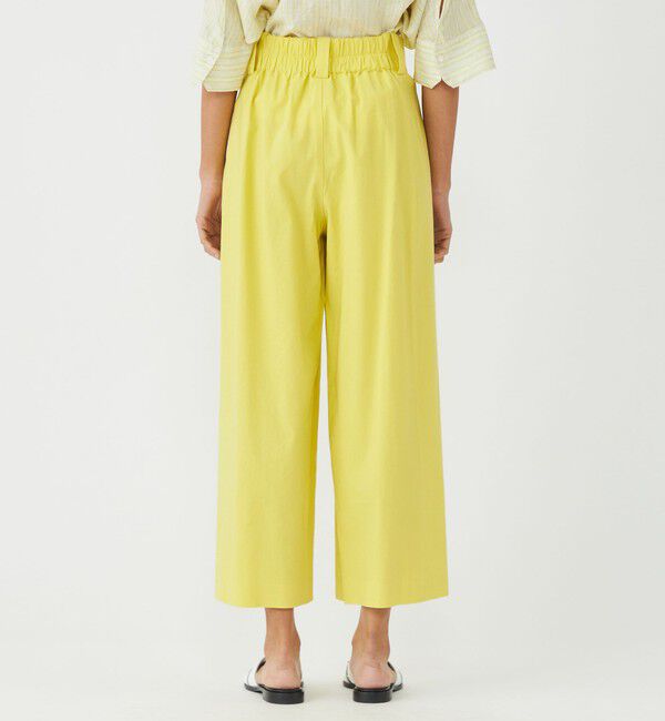 MACPHEE「レーヨンリネンコットン フレアクロップドパンツ」|その他|