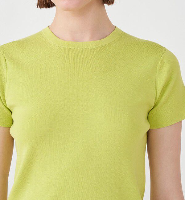 Ballsey「ハイゲージコットン ハーフスリーブプルオーバー」|ニット・セーター|