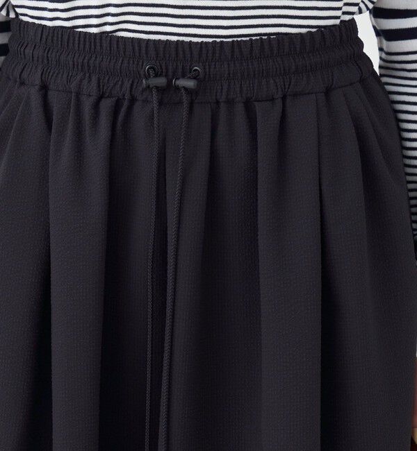 MACPHEE「シアーサッカーギャザーロングスカート」|スカート|