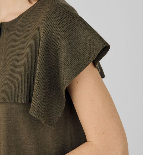 DES PRES「ウーステッドウール ケーププルオーバー」|ニット・セーター|