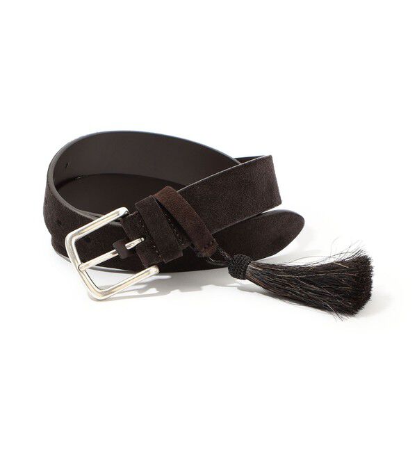 TOMORROWLAND GOODS「【別注】Anderson's スエードタッセルベルト」|ベルト|49 ダークブラウン