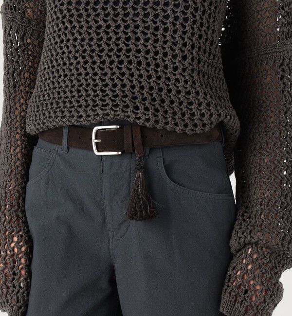 TOMORROWLAND GOODS「【別注】Anderson's スエードタッセルベルト」|ベルト|